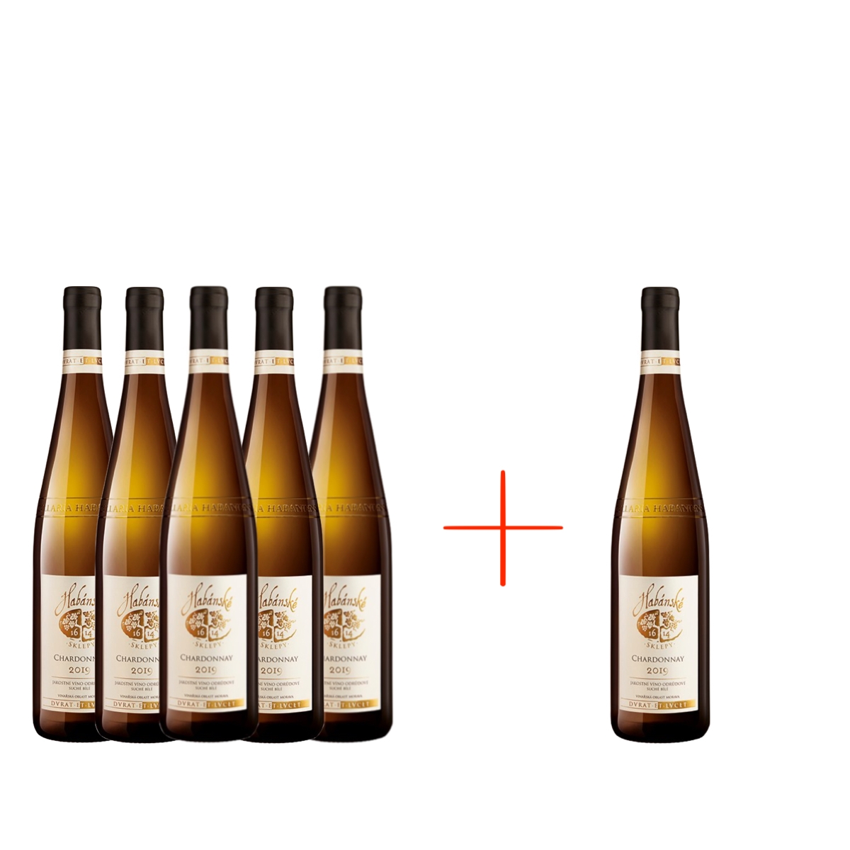 Chardonnay 0,75l | 5+1 zdarma